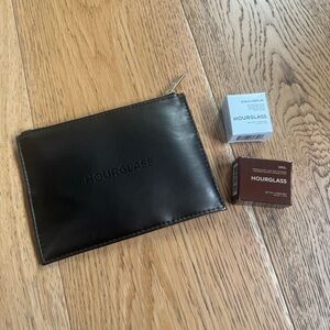 HOURGLASS COSMETICS MAKEUP BAG DELUXE SAMPLES VEIL SETTING POWDER EQUILIBRIUM